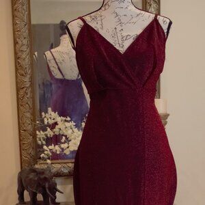 Burgundy Coctail Dress